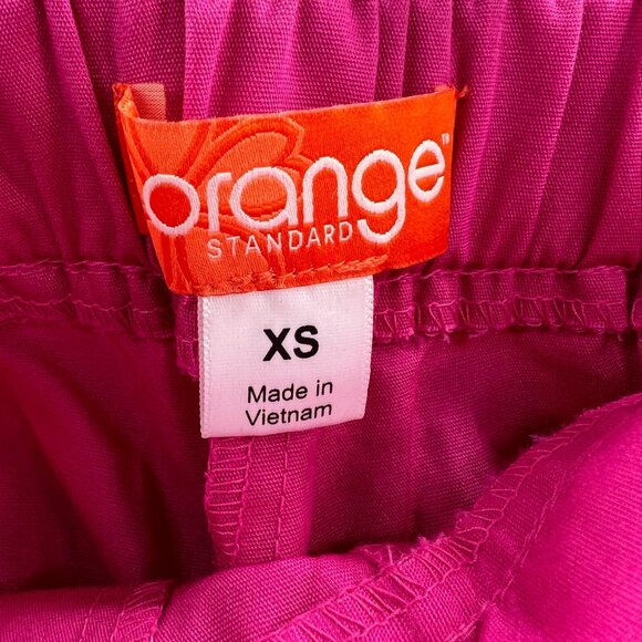 Orange Standard Women Scrub Pants Extra Small Pink Pull On Elastic Waist Uniform - Picture 5 of 11